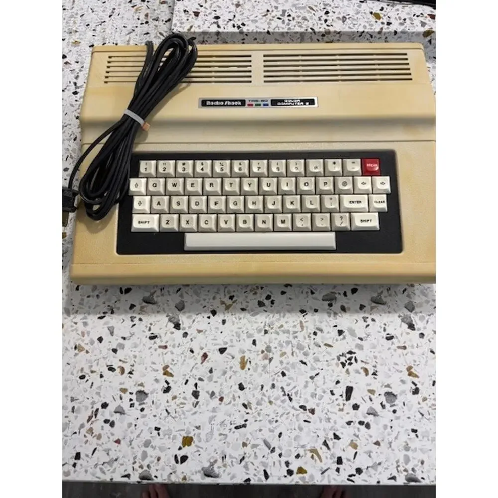 Radio Shack Vintage TRS-80 Color Computer 2 CoCo 2 Computer Untested As-Is